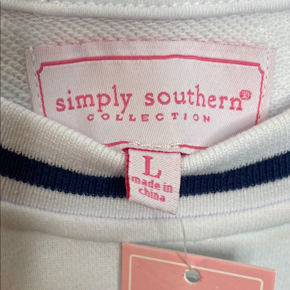 Simply Southern Patriotic American Themed Cozy Oversized Crewneck Sweatshirt - Picture 3 of 10